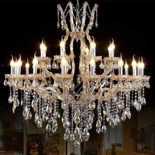 厂家欧式 水晶灯客厅吊灯轻奢蜡烛灯具简单简约卧室餐厅别墅灯