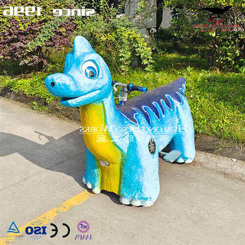 新品亲子恐龙电动跑跑车广场公园仿真动物坐骑牛龙电瓶小车车