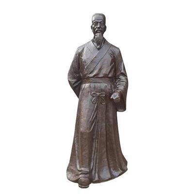 铸铜雕塑抽象古代名人户外园林校园民俗文化景观现代人物雕塑
