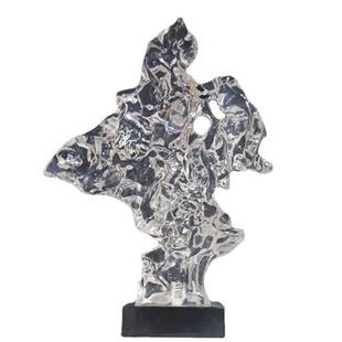 抽象太湖石透明树脂水晶工艺品摆件创意家居饰品礼品桌面雕塑