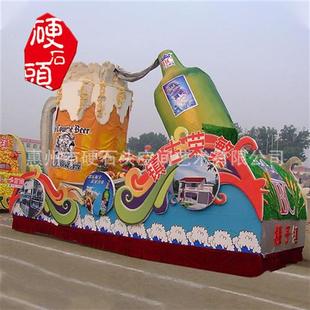深圳彩车花车厂家直销户外大型景观雕塑夜游彩车彩车巡游