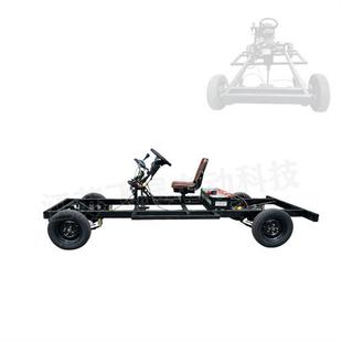 电动四轮巡游彩车街景车花车底盘影视道具车小吃车中间转向款