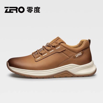 ZRO零度2025冬秋新款男鞋户外休闲鞋真皮舒适底官方旗舰正品男鞋
