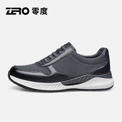 零度男鞋官方旗舰店2025秋冬新款网面透气轻便缓震飞织品牌运动鞋