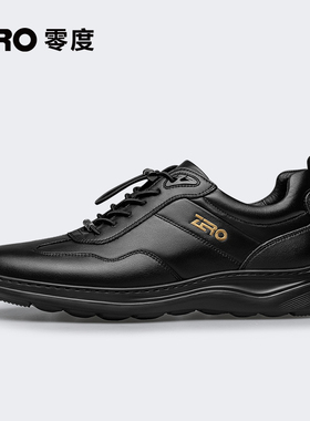 【商场同款】ZRO零度男鞋2026春季新款运动休闲鞋缓震舒适黑色鞋