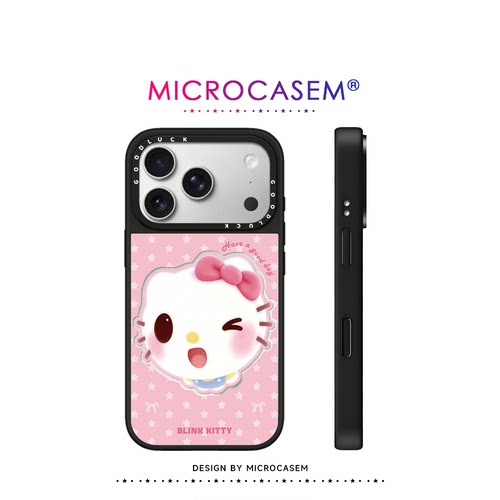 磁吸MagSafe趣味搞怪大头表情Kitty猫适用iphone17pro手机壳16promax苹果15镜面保护套14plus卡通13可爱12
