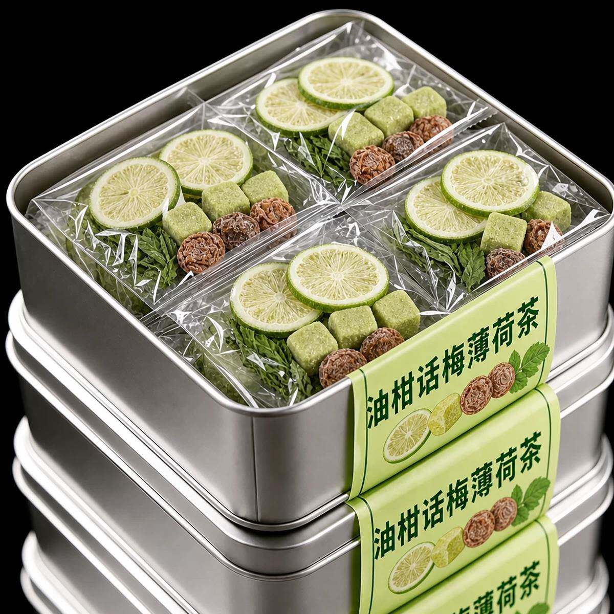话梅油柑薄荷茶央妈推荐冷泡茶包薄荷茶柠檬茶正品可携式小包装