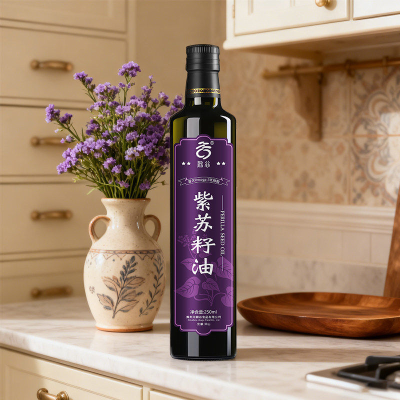 天然特级有机紫苏籽油官方旗舰店纯食用油低温冷榨亚麻籽孕妇年货