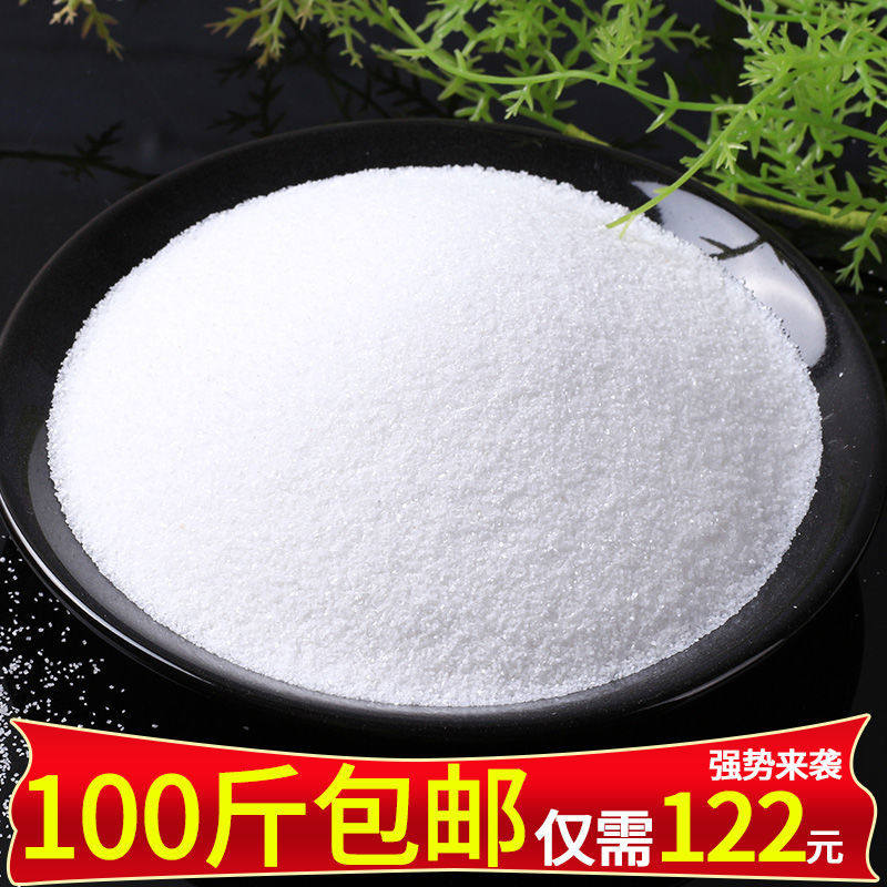 石英砂颗粒细沙白色灭烟沙酒店烟灰缸专用垃圾桶鱼缸造景纯白沙子