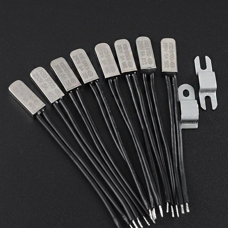 KSD9700常开温控开关5A温度热保护器40/45/50/60/90/95/100~150度