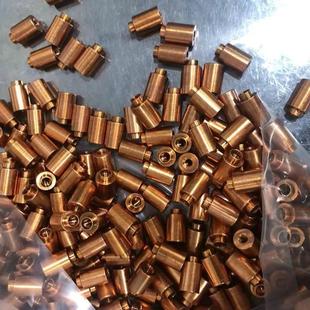 车丝攻牙 .黄铜棒紫铜管红铜方棒加工打孔 车床机加工精密零件定