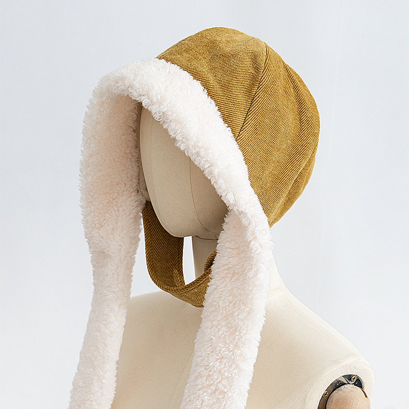 棉姿妍连帽围脖围巾帽子一体