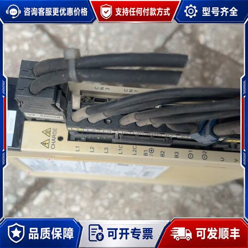 议价安川SGDV-1R6A11B件脉冲型成色八九新功可维修