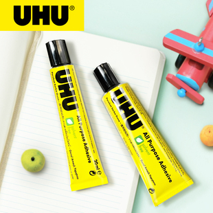 德国进口UHU透明强力胶水手工diy制作木材万能胶模型玻璃金属木工专用多功能补鞋粘鞋胶学生专用粘合剂粘得牢