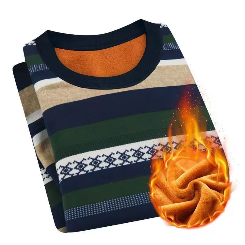 加绒加厚保暖毛衣针织衫