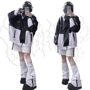 【氛围元气】运动套装量产型外套氛围男女同款卫衣原宿可爱