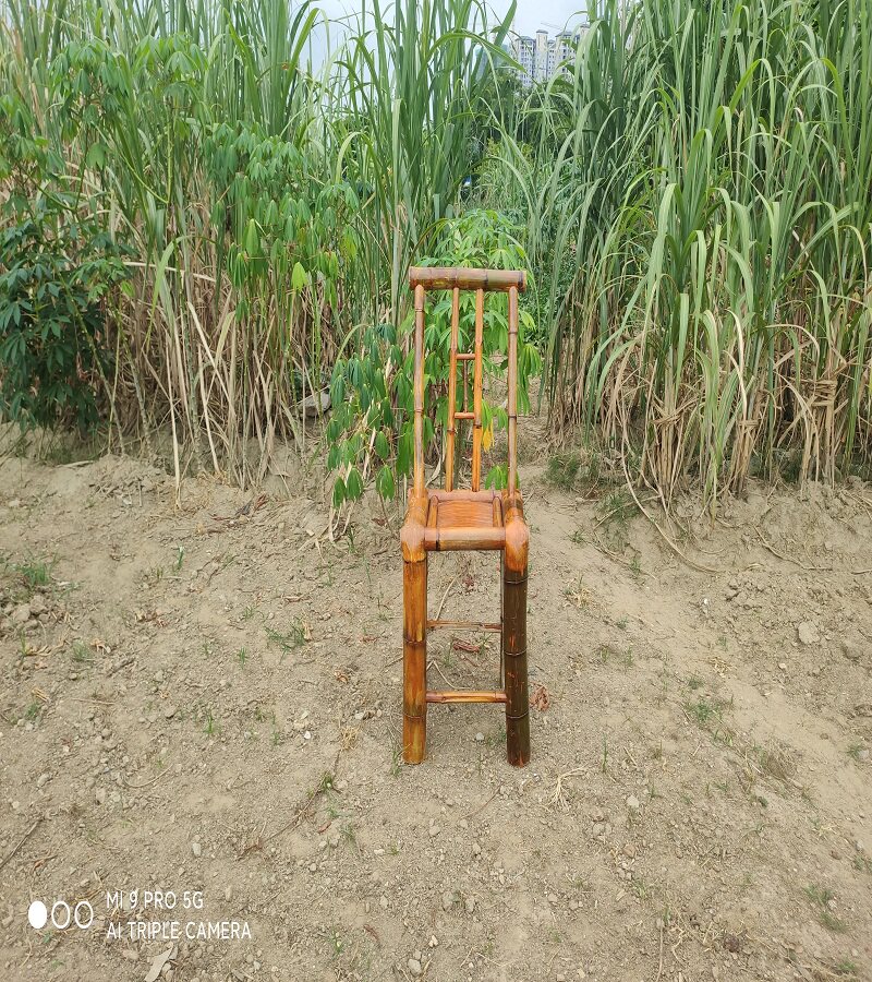 竹椅子靠背椅竹编午休纯手工编织老式家用竹椅坐没坐相椅其它椅子