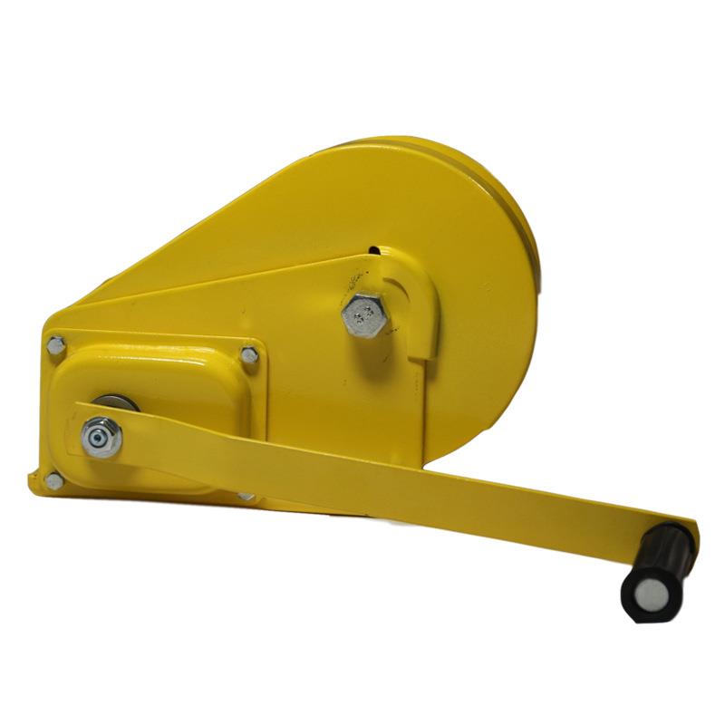 1800磅厂家供应手动绞盘手摇卷扬机带自锁刹车手摇绞车起重机