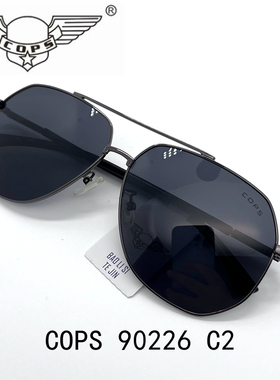 COPS特蟼偏光太阳镜男墨镜男士防紫外线大框大脸时尚90226