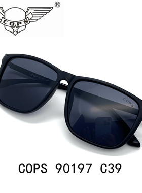 COPS特蟼偏光太阳镜男墨镜男士开车眼镜防紫外线钓鱼大脸90197