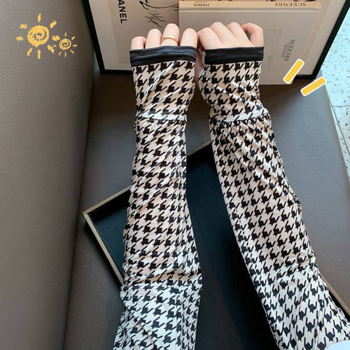 夏季冰丝手套防紫外线护臂