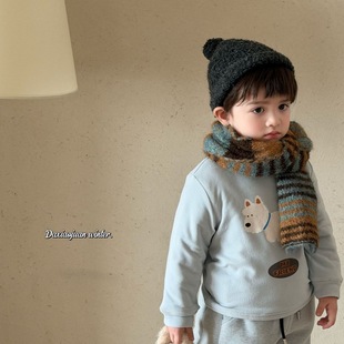 大小卷25 一件过冬半高领儿童男女童蚕丝棉韩版加厚打底衫上衣