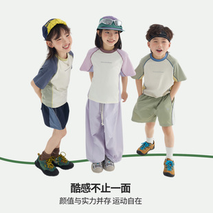 大小卷D标户外休闲短裤男童撞色裤-818592