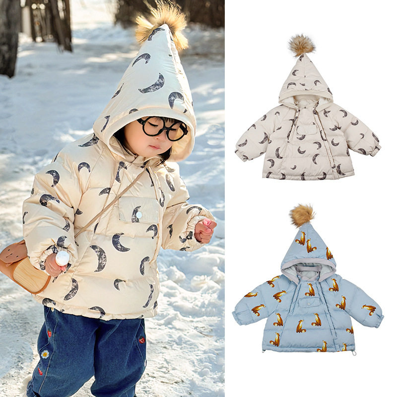 儿童羽绒服外套2025欧美新款加厚白鸭绒上衣宝宝男童女童带帽童装,童装/婴儿装/亲子装,羽绒服,淘宝优惠券,粉丝福利购,淘宝优惠卷