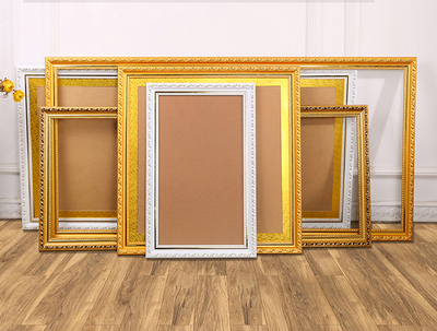 实木相框石膏+相框复古花纹美观