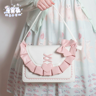【初恋信笺 一团现货】原创LOLITA包袋可爱粉色单肩斜挎手提