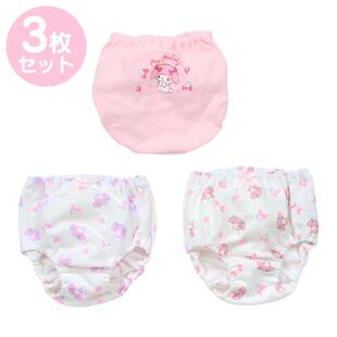 日本正品 100% 三丽鸥Sanrio美乐蒂凯蒂猫卡通宝宝儿童抗菌纯棉内裤