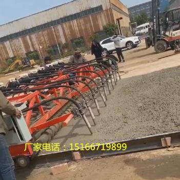 广西排阵滚筒振捣机排阵摊铺震动一体机水泥振动棒整平机