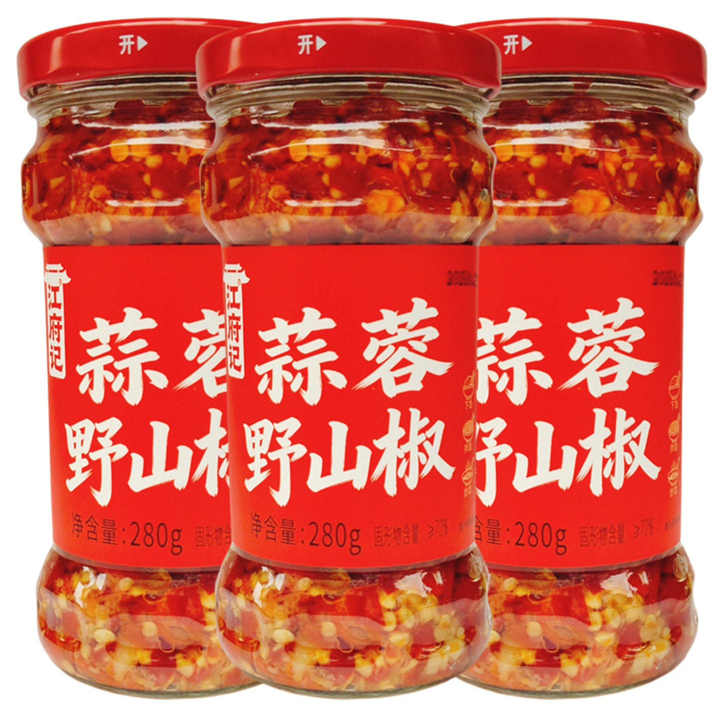 湖南蒜蓉野山椒280g拌饭炒菜