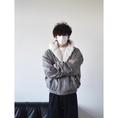 X1617短款座山雕连帽加厚棉衣男