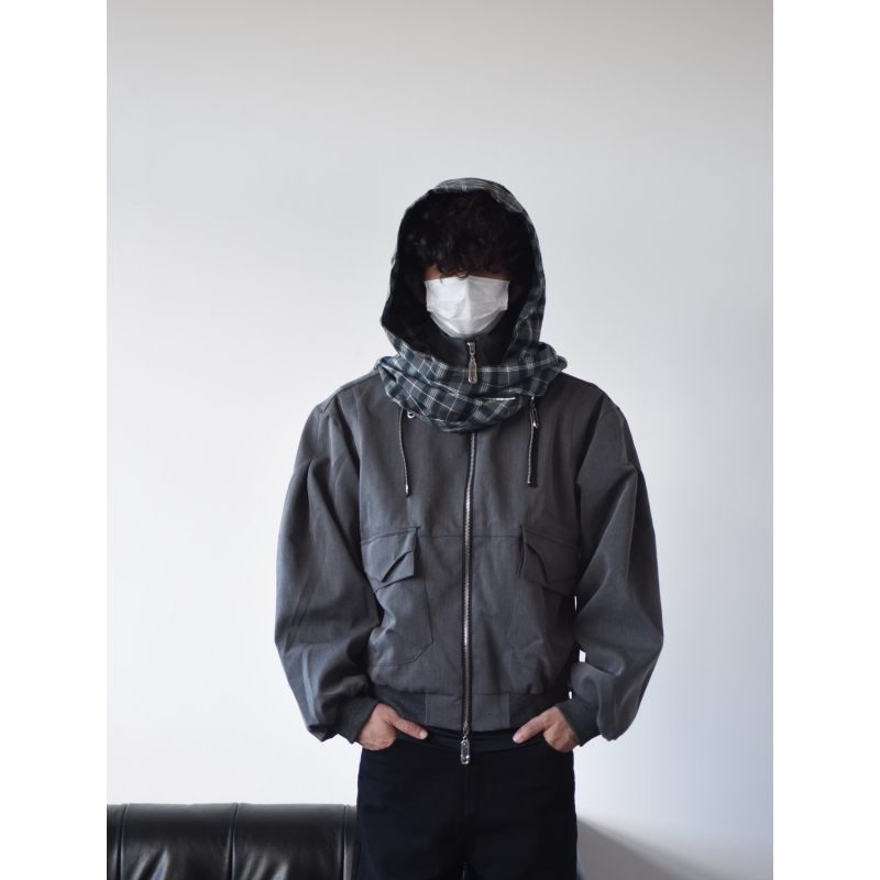 X1617新款美式短款cleanfit夹克