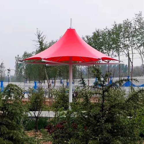 遮阳棚雨篷景观伞膜结构工程张拉膜公园游乐场户外定制