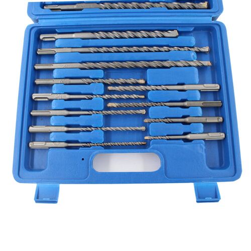 电锤钻头套装  电锤钻头圆柄凿子塑盒套装 17PCS  bit set