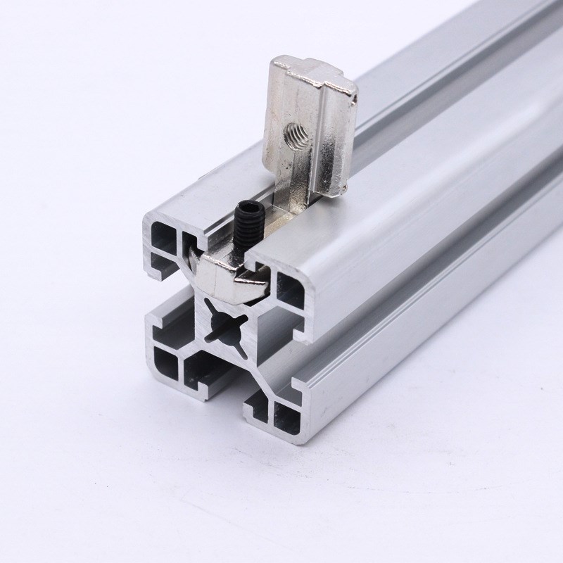 欧标铝型材配件2030 40 45银色内置K角槽连接件黑色直角连接件