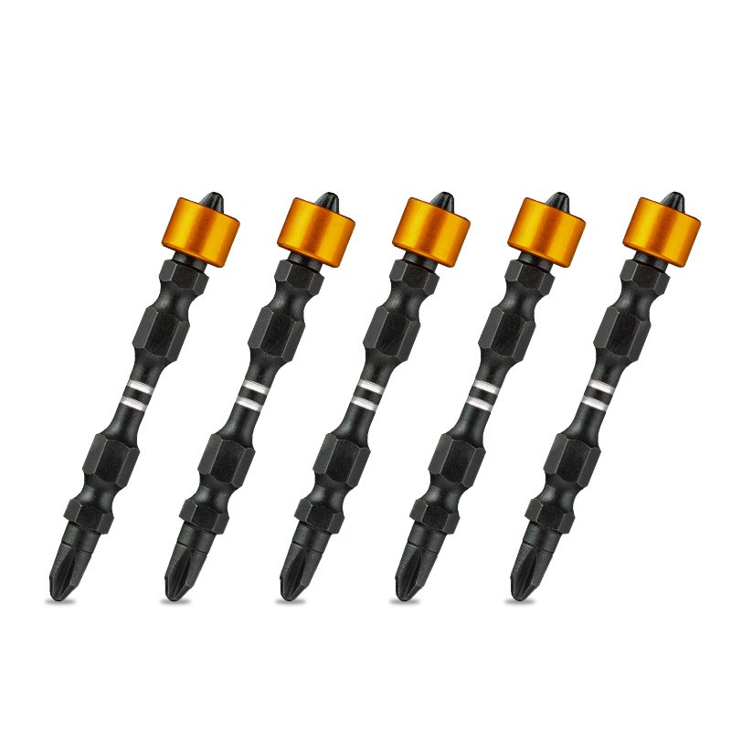 65L磁圈批头磷化黑双头十字批头ES2电动螺丝刀磁圈批强磁批