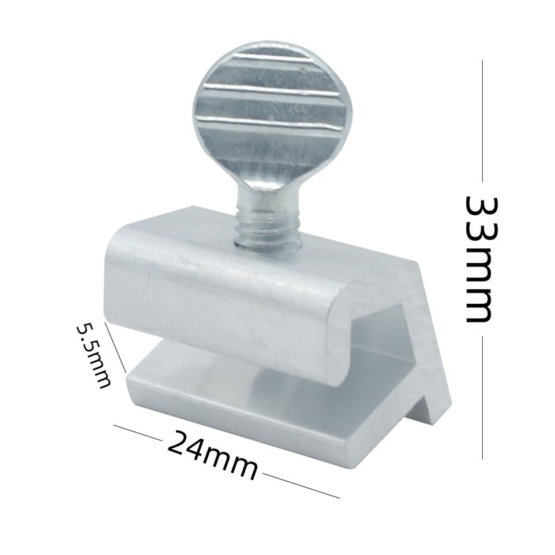 乒乓窗锁圆柄银色不锈钢免打孔推拉门锁防护安全Z防盗限位器