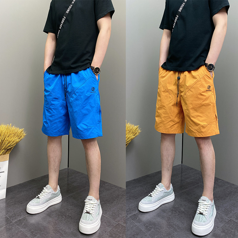 夏季新款男士速干工装短裤韩版百搭宽松情侣薄款沙滩五分运动裤子