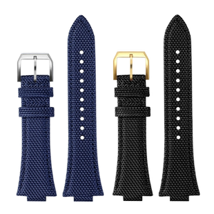 编织尼龙表带适配天梭PRX超级玩家T137.410/407A帆布表带凸口12mm