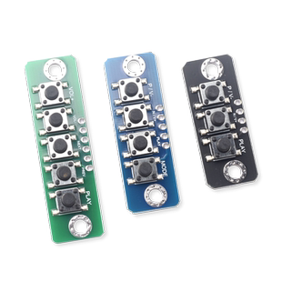 适用于arduino电子积木1/2/3/4/5位独立大按键模块蓝牙功放按键板