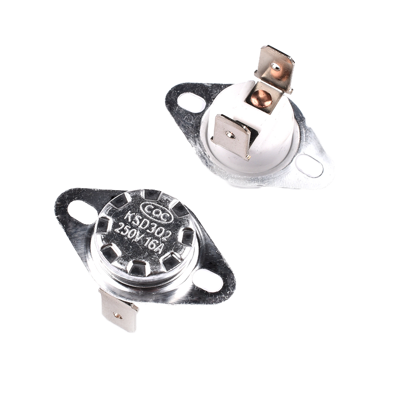 KSD302 温控开关温度控制器 常闭40/50/60/75-150度 250V/16A