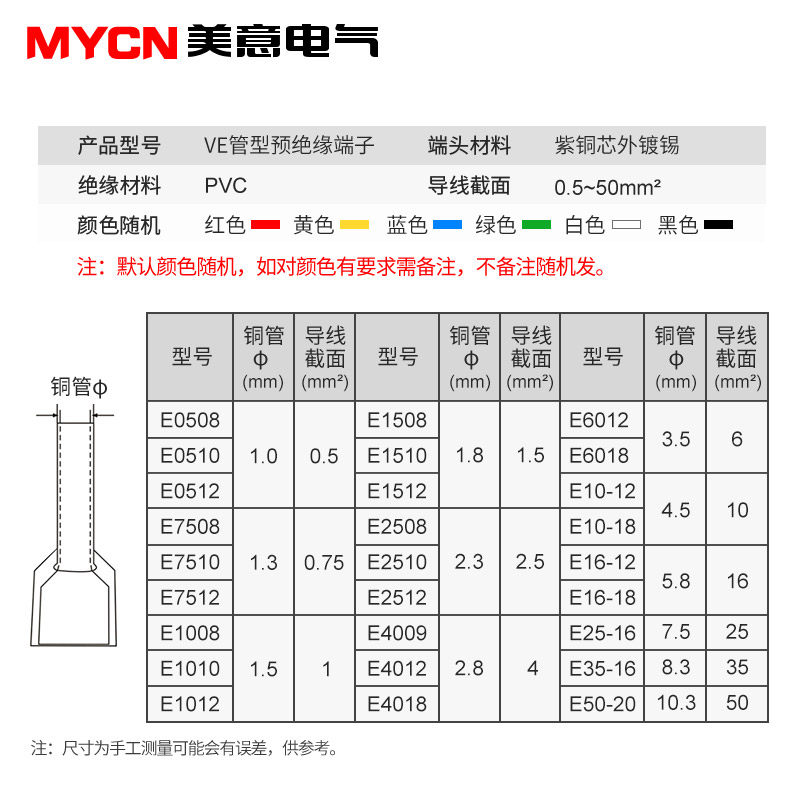 接线端子E0510管型预绝缘端子空开接线柱针型冷压端子o型线头压接,珠宝/钻石/翡翠,翡翠裸石/蛋面,淘宝优惠券,粉丝福利购,淘宝优惠卷