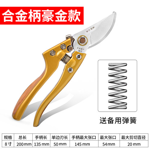 果树修枝剪树枝剪刀园艺园林花艺花剪粗枝剪枝修花剪省力剪子工具