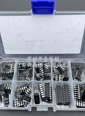 10种规格85PCS集成电路LM324芯片IC套件DIP直插NE555单精度定时器