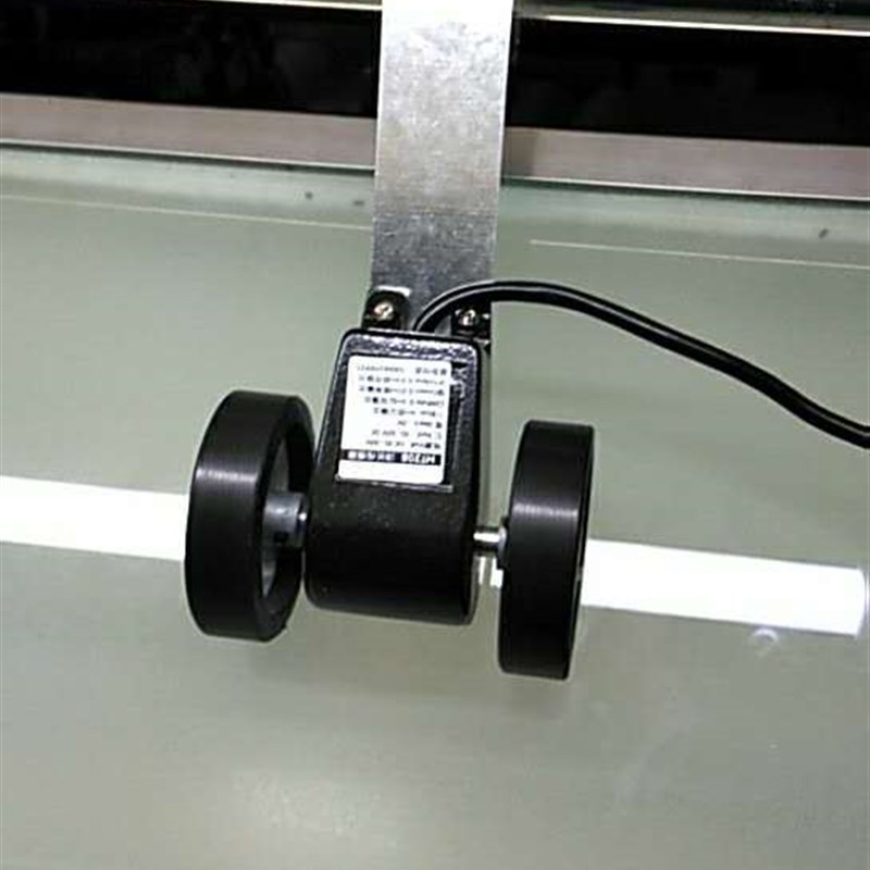 双数显电子计码/计数/计米器长度控制器配滚轮式编码器计米轮全套