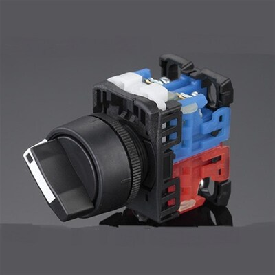 永前 富士款手柄选择型短柄二档旋钮开关 LA128-AR22PR211