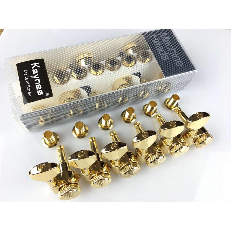 弦器锁韩琴头弦琴可 金色钮锁 弦产卷钮电吉他旋钮锁自后 钮